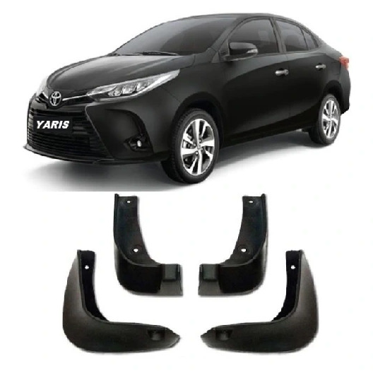 Toyota Yaris Mud Flaps Black Model 2020-2021