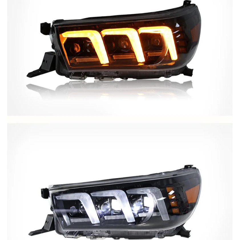 Toyota Hilux Revo Head Light Version1 Lexus Style TRD - Model 2018-2021