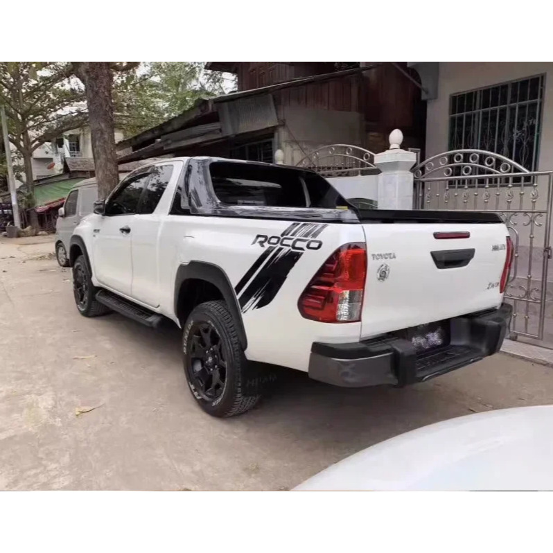 Toyota Hilux Revo Side Step cover Black Model 2017-2021