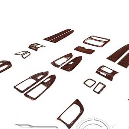 Toyota Prado FJ120 inner Wooden Kit Matt Finish (20 PCS) Model 2001 - 2008