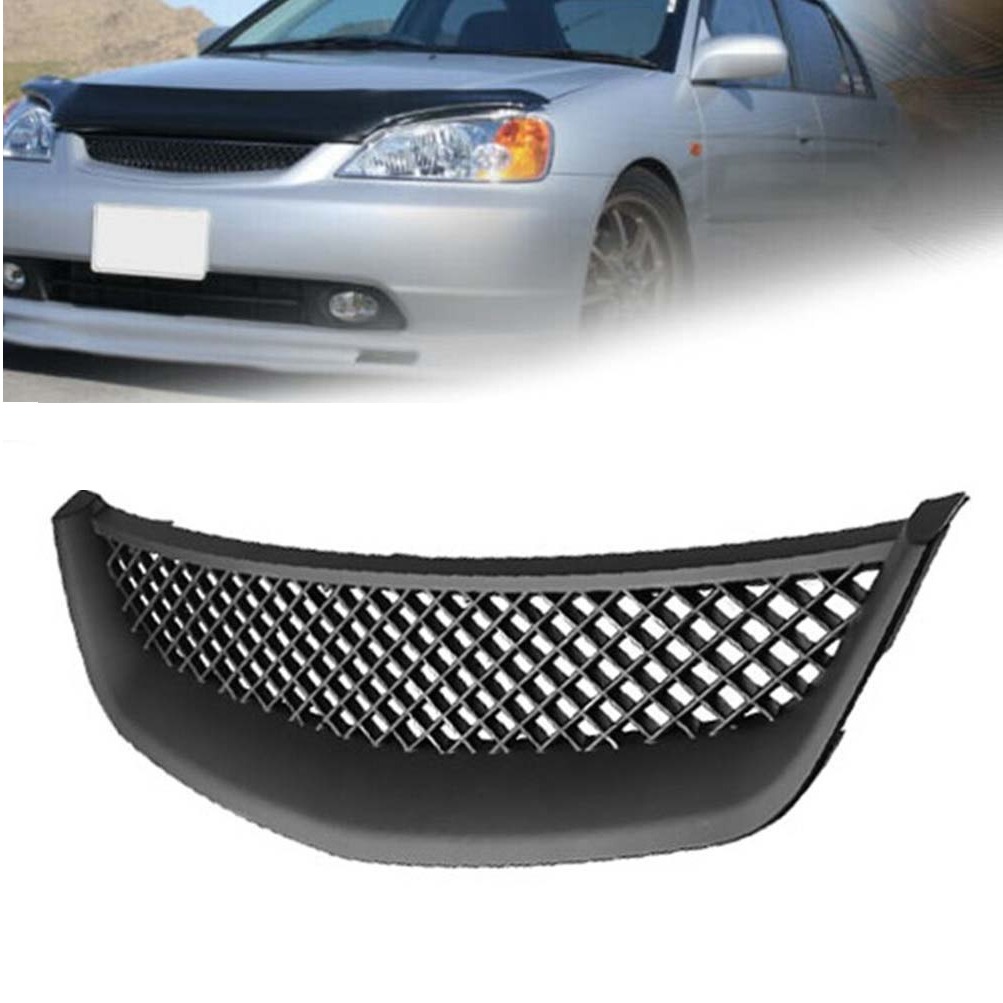 Honda Civic OEM Grill Black - Model 2001-2003