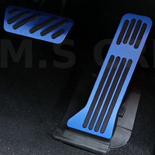 Oshan X7 Pedal Covers 2pcs Blue Black