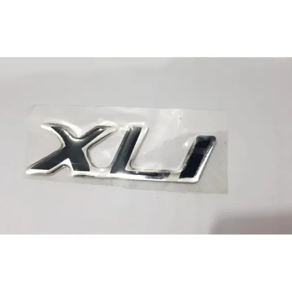 Corolla Trunk Monogram "XLi" Model: 2009-2023 Chrome Genuine