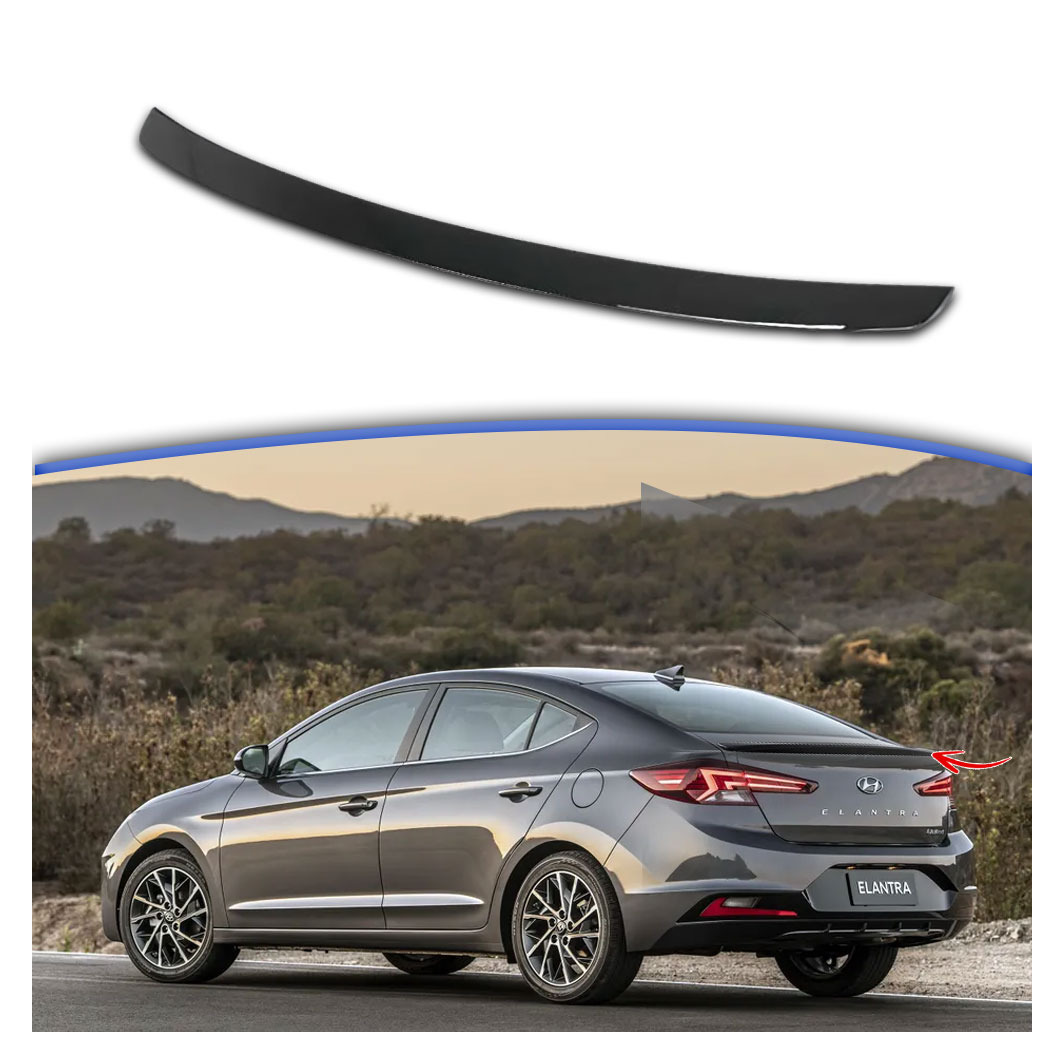 Hyundai Elantra Trunk Spoiler Unpainted Model 2022-2023