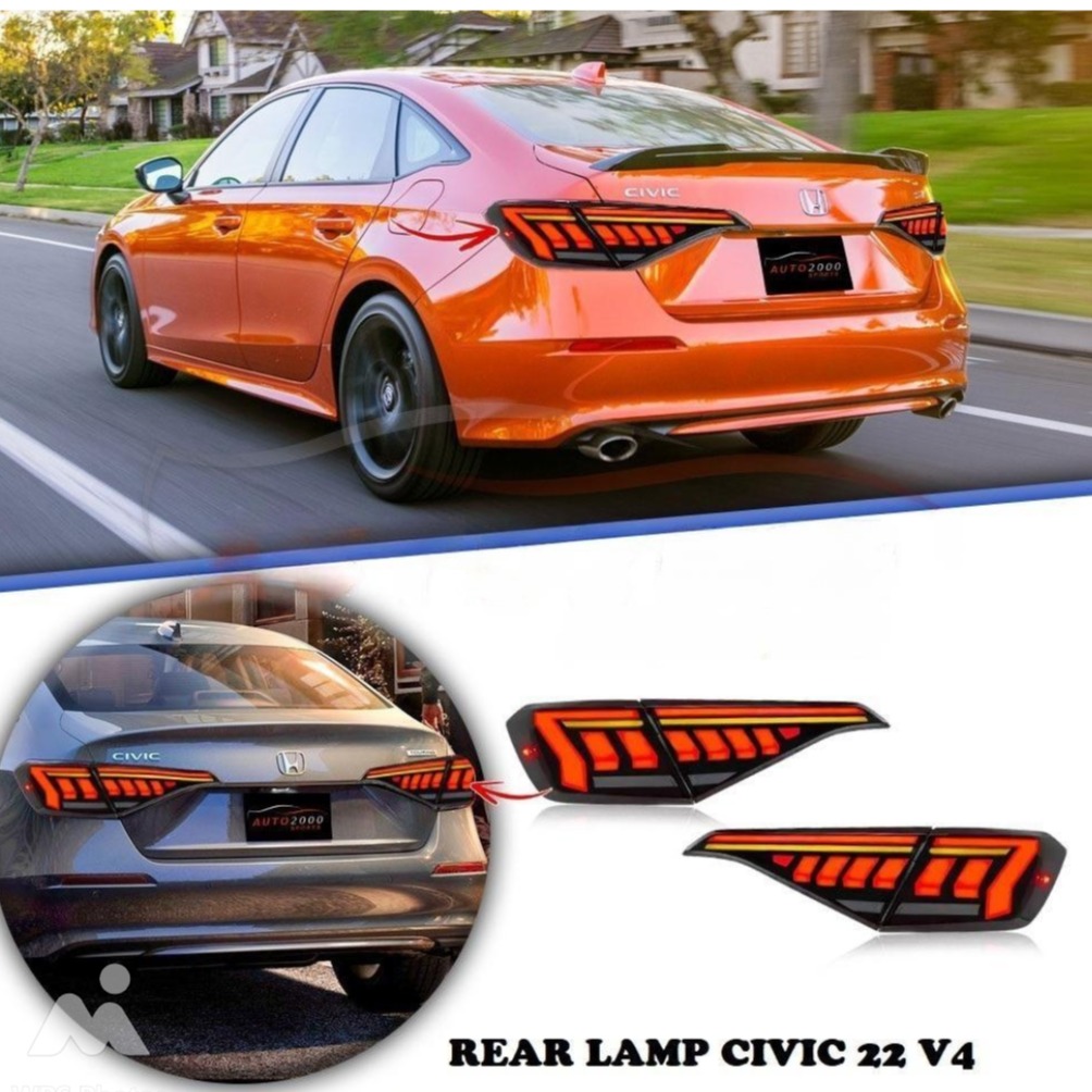 Honda Civic Rear Lamp V4 Model 2022