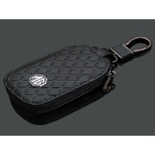 MG HS Key Pouch 7D Style With Logo & Key Chain - Black