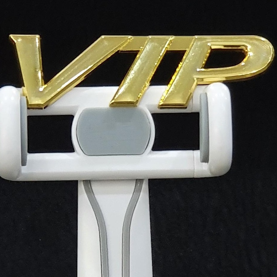 Vip Monogram Gold Emblem | Logo