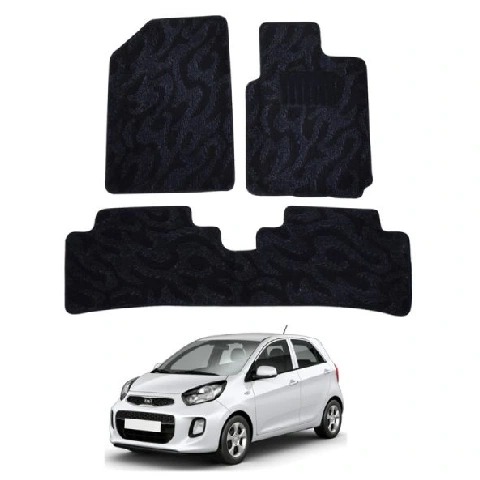 Kia Picanto Carpet Floor Mat Black Model 2020 - 2021 Local