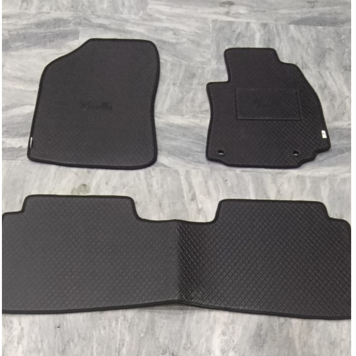 Honda Civic Floor Mats Dye Pressed Black 2012
