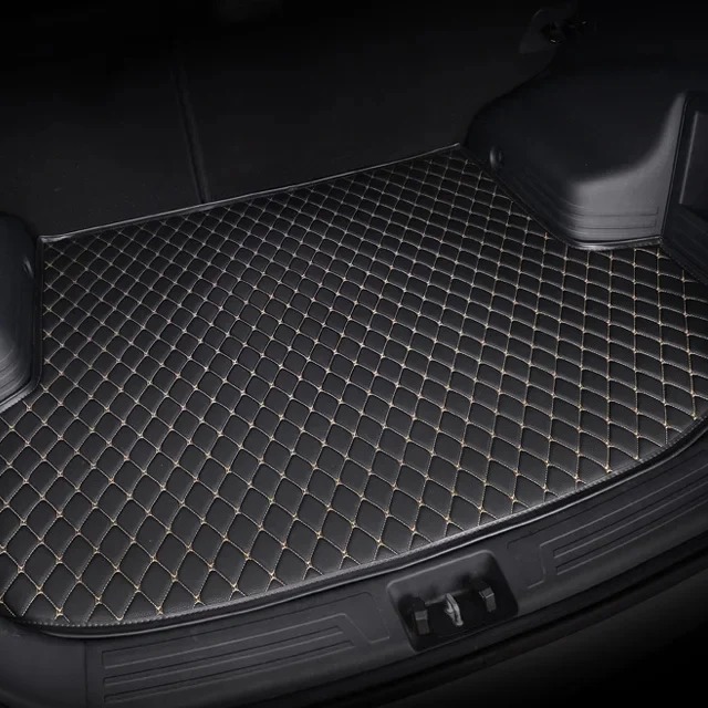 Toyota Corolla 7D Eco Trunk Mat Black With Black Stitch Model 2022-2023