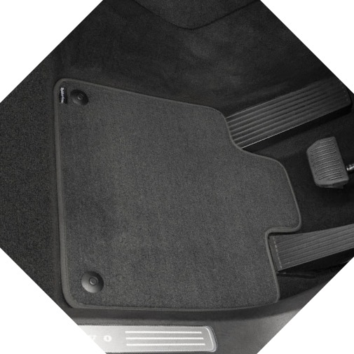 Toyota Prado Fj150 Carpet Floor Mat Twistfiber Black Model 2012 - 2018