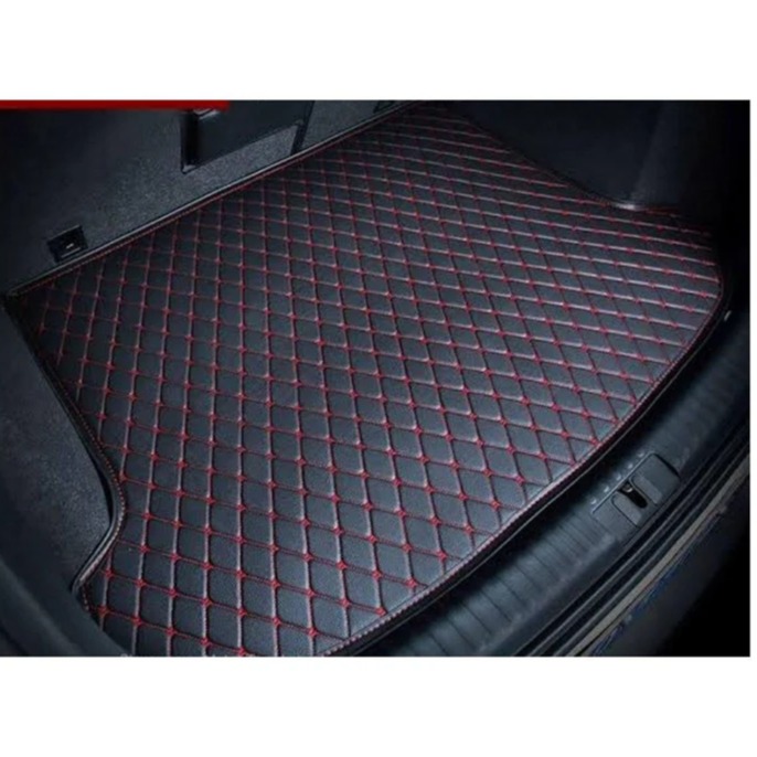 Honda Civic 7D Trunk Mat Black With Red Stitch Model 2022