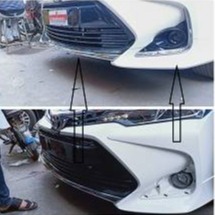 Toyota Corolla Front Bumper Chrome Trim Model 2017-2021