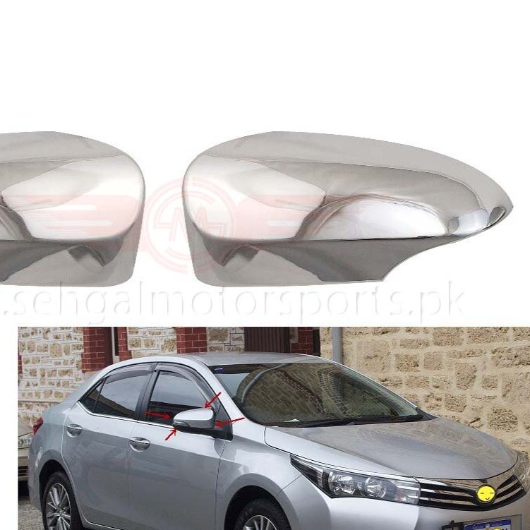 Toyota Corolla Side Mirror Cover Chrome Model 2012