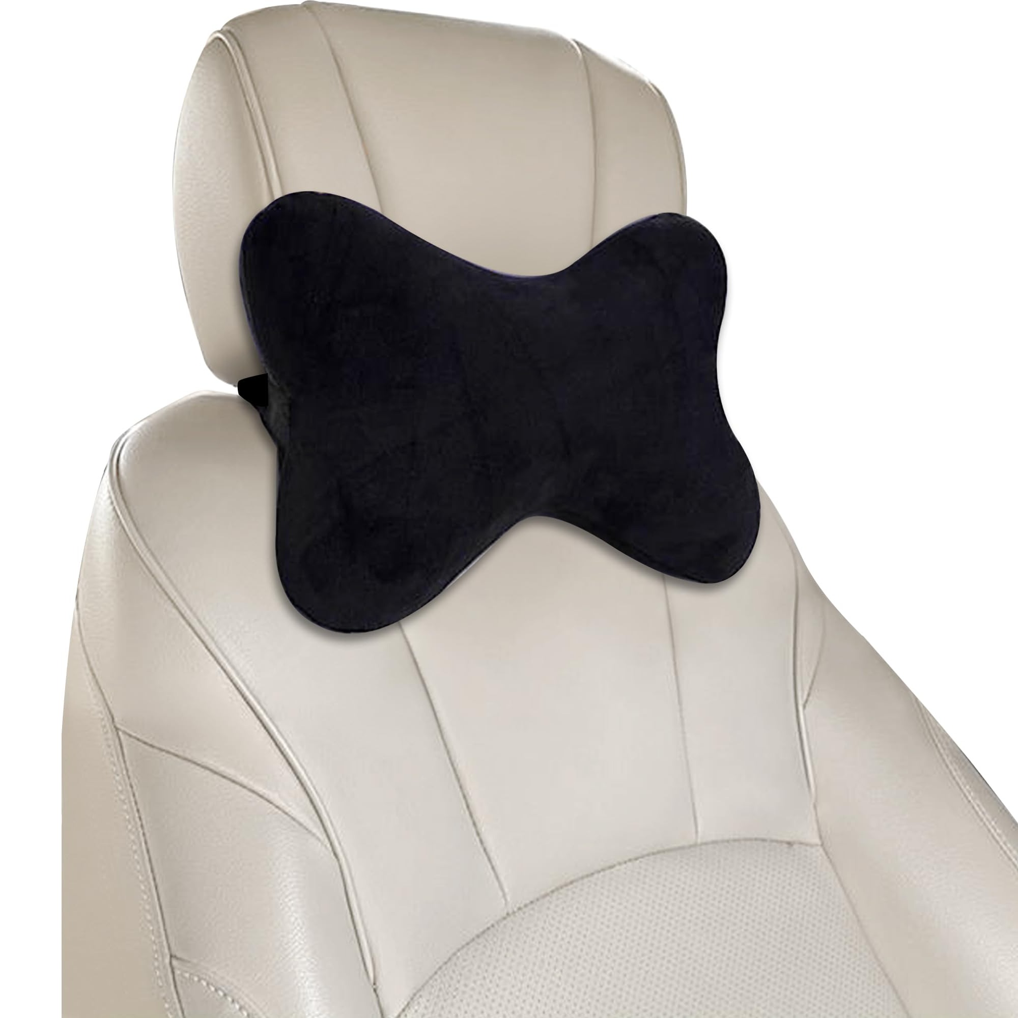 Neck Rest Cushion Butterfly Design PU Leather Mix Color