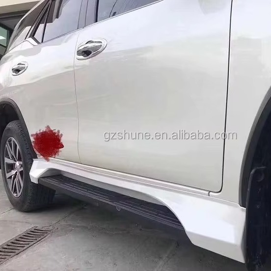 Toyota Fortuner Side Skirt Model 2017-2021 White