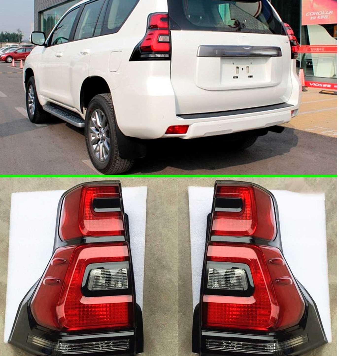 Toyota Prado Fj150 Back Light OEM Style R/S Model 2009-2018