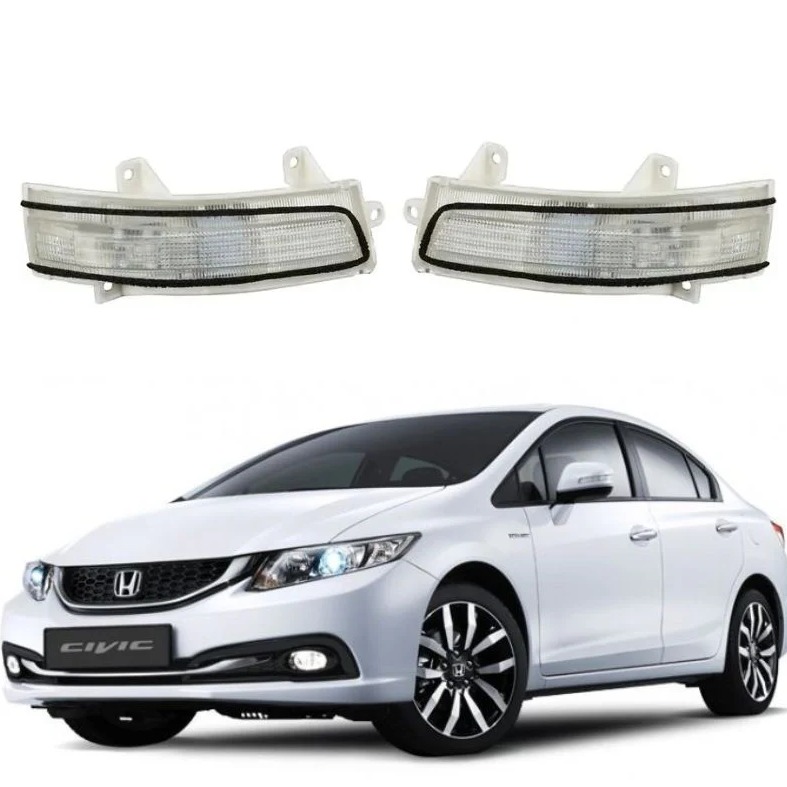 Honda City Side Mirror Indicator Lights Smoke Style (Pair) Model 2020-2021
