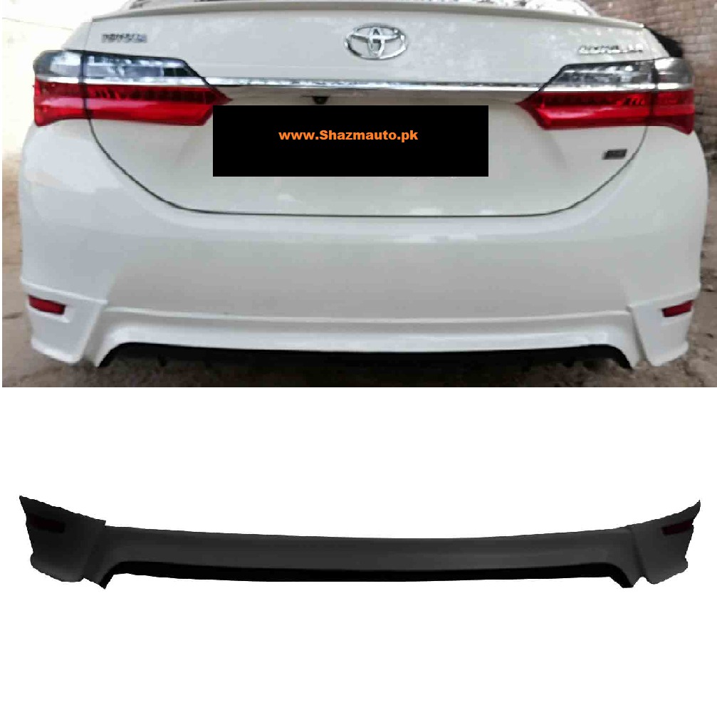 Toyota Corolla Back Body Kit Model 2015 Unpainted