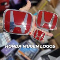 Honda Mugen Monogram Front Grill RED (75700-SNW-J01) X9K20