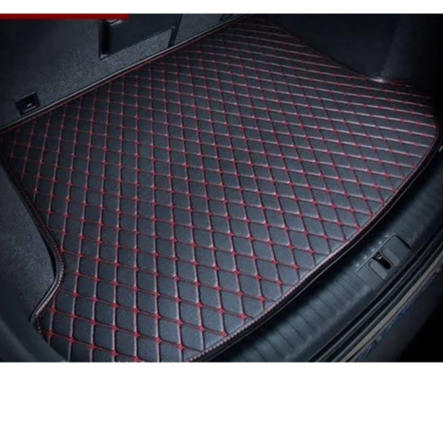 Honda Civic 7D ECO Trunk Mat Black With Beige Stitch Model 2022-2023