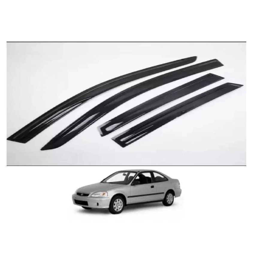 Honda Civic  Air press / Sunvisor With Chrome Model 2001