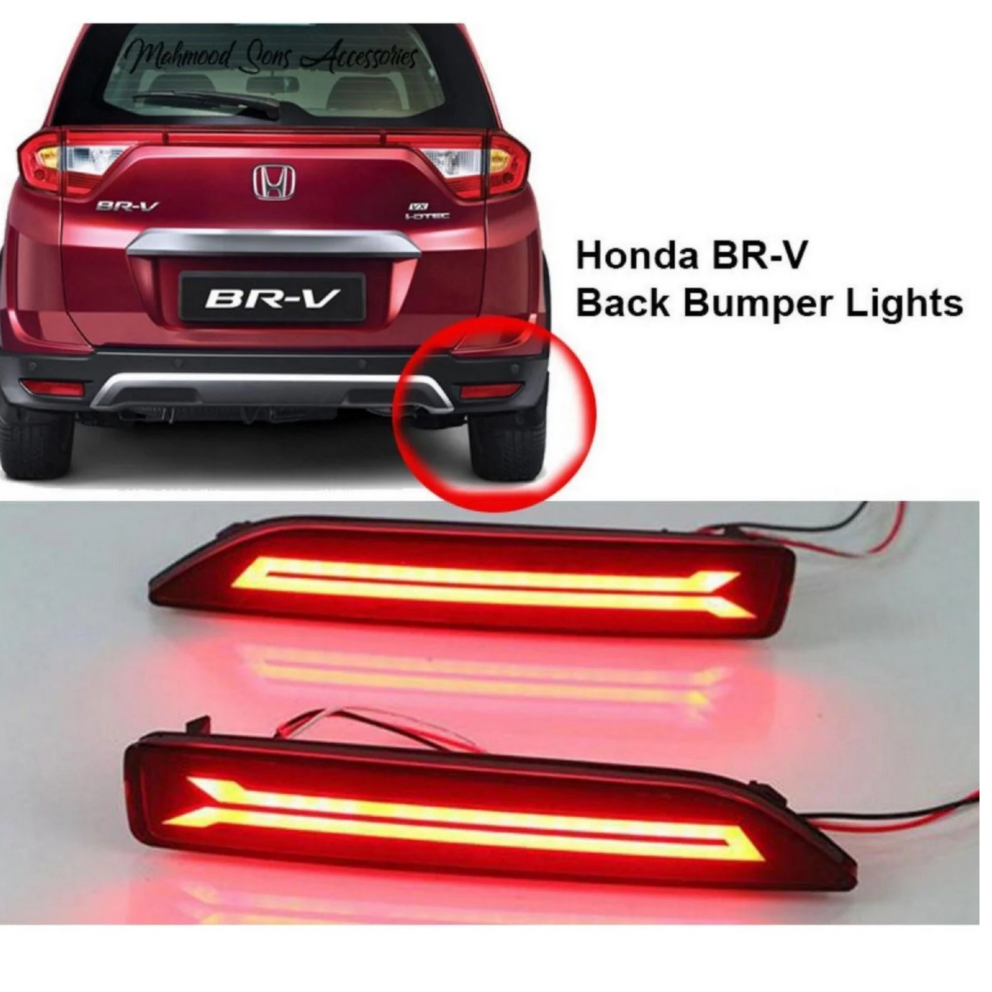 Honda BRV Back Bumper Reflector Model 2017-2019