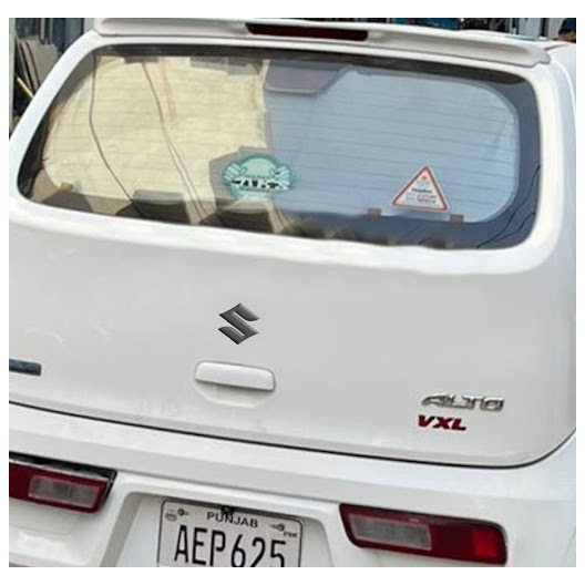 Suzuki Alto 660CC Trunk Spoiler With Led Painted Model 2019-2021