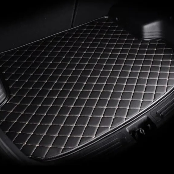 Honda HR-V 7D Eco Trunk Mat Black With Beige Stitch Model 2017-2021