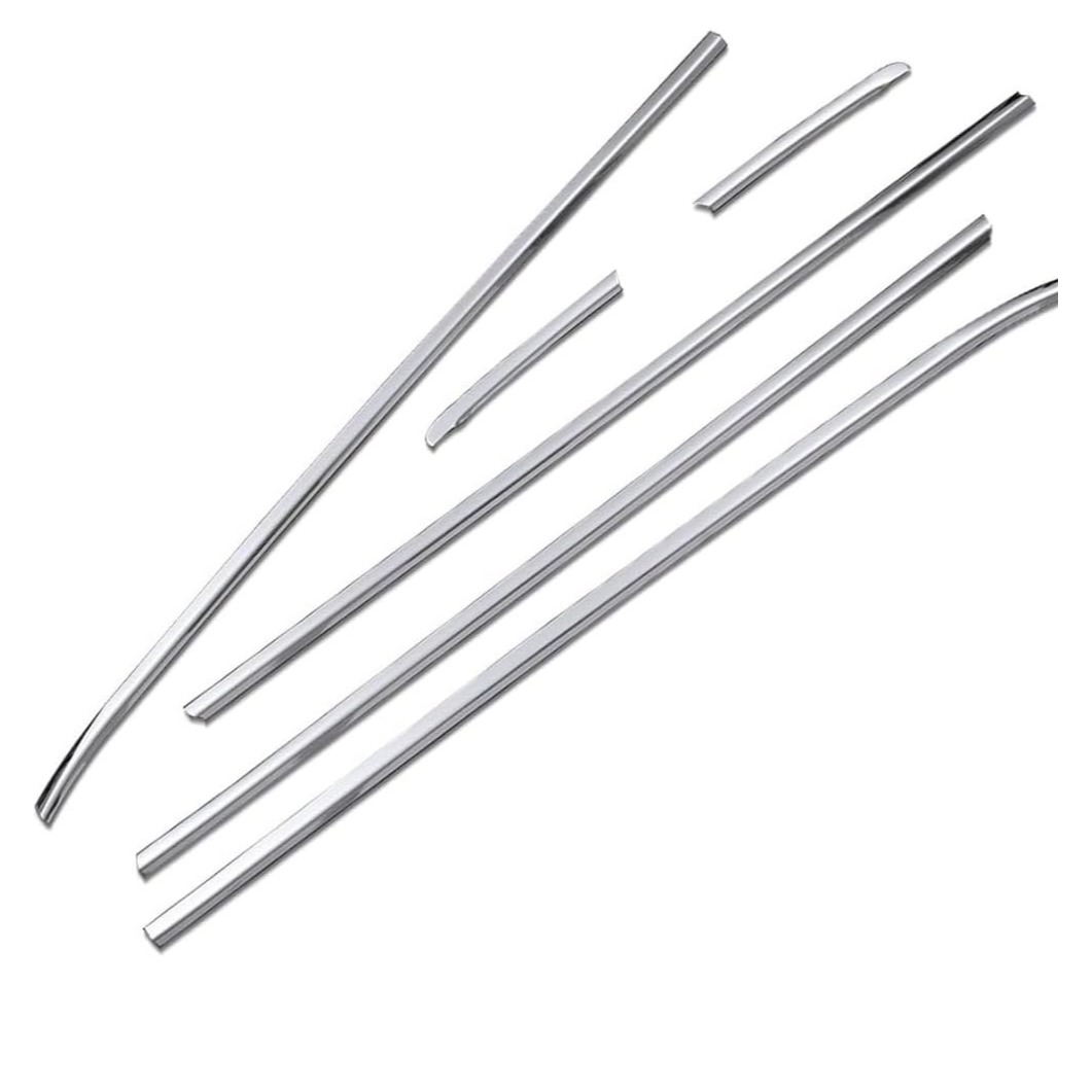 Honda Vezel Weather Strips Chrome 6 Pcs - Model 2013-2021