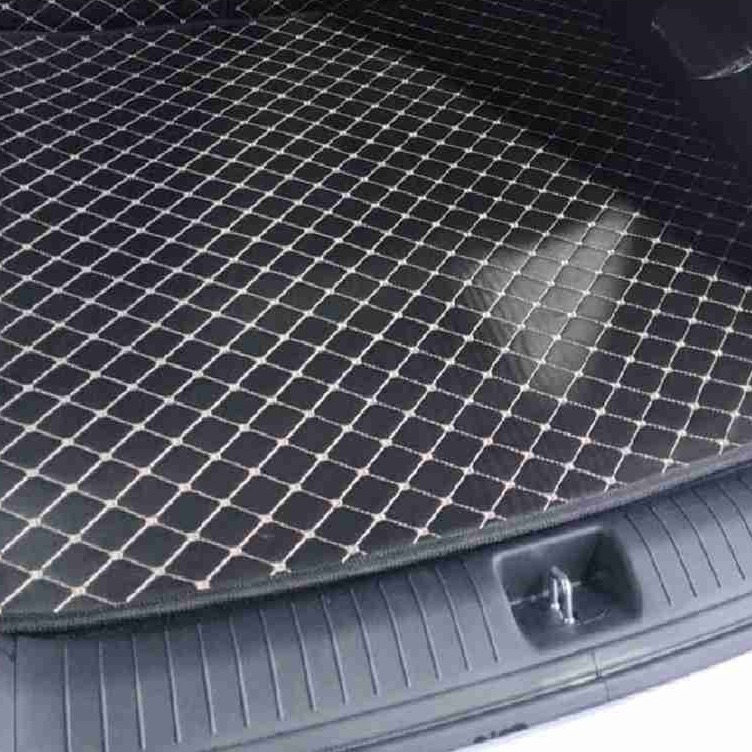 Toyota Corolla 7D Trunk Mat Black With Black Stitch Model 2018