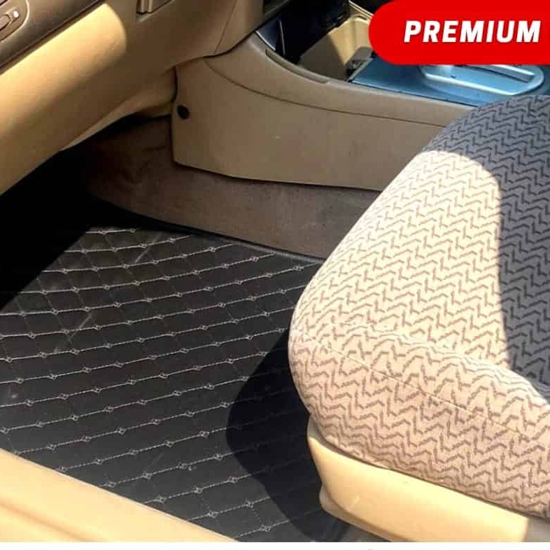 Honda Vezel 7D Eco Floor Mat Black with Beige Stitch Model 2013-2021