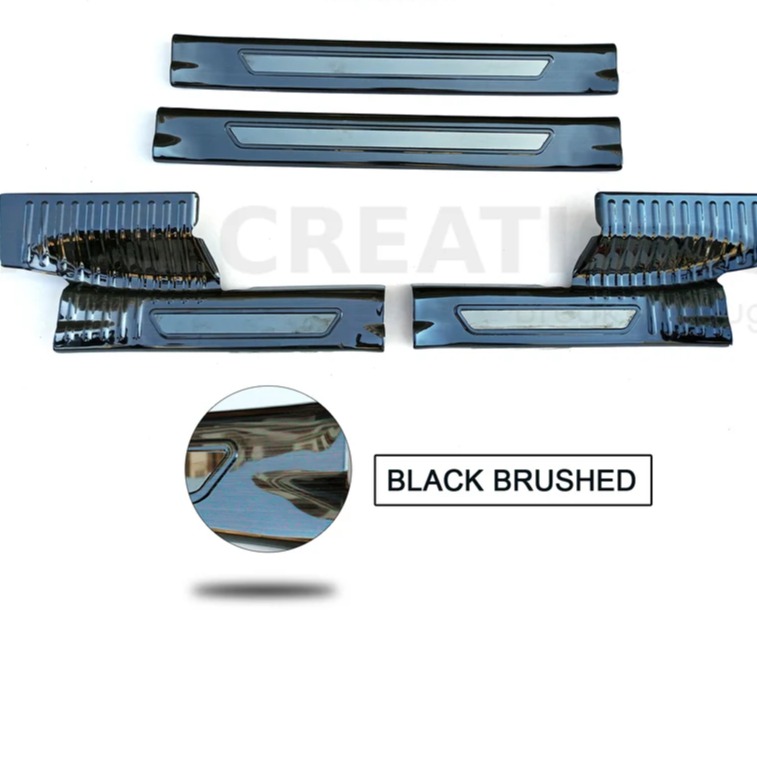 Proton X70 - Door Sills Metal Black