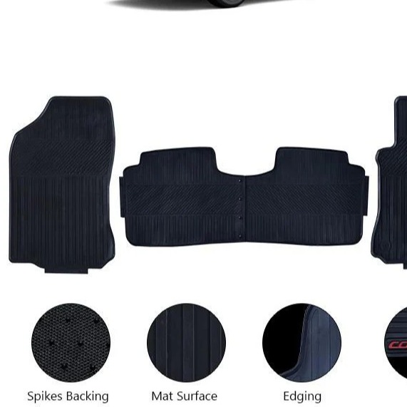 Honda City Rubber Floor Mat Beige 3pcs Model 2009-2021