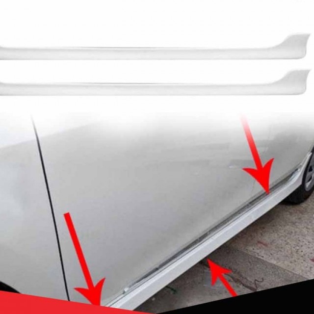 Toyota Fortuner Side Skirts Model 2018-2021 Black