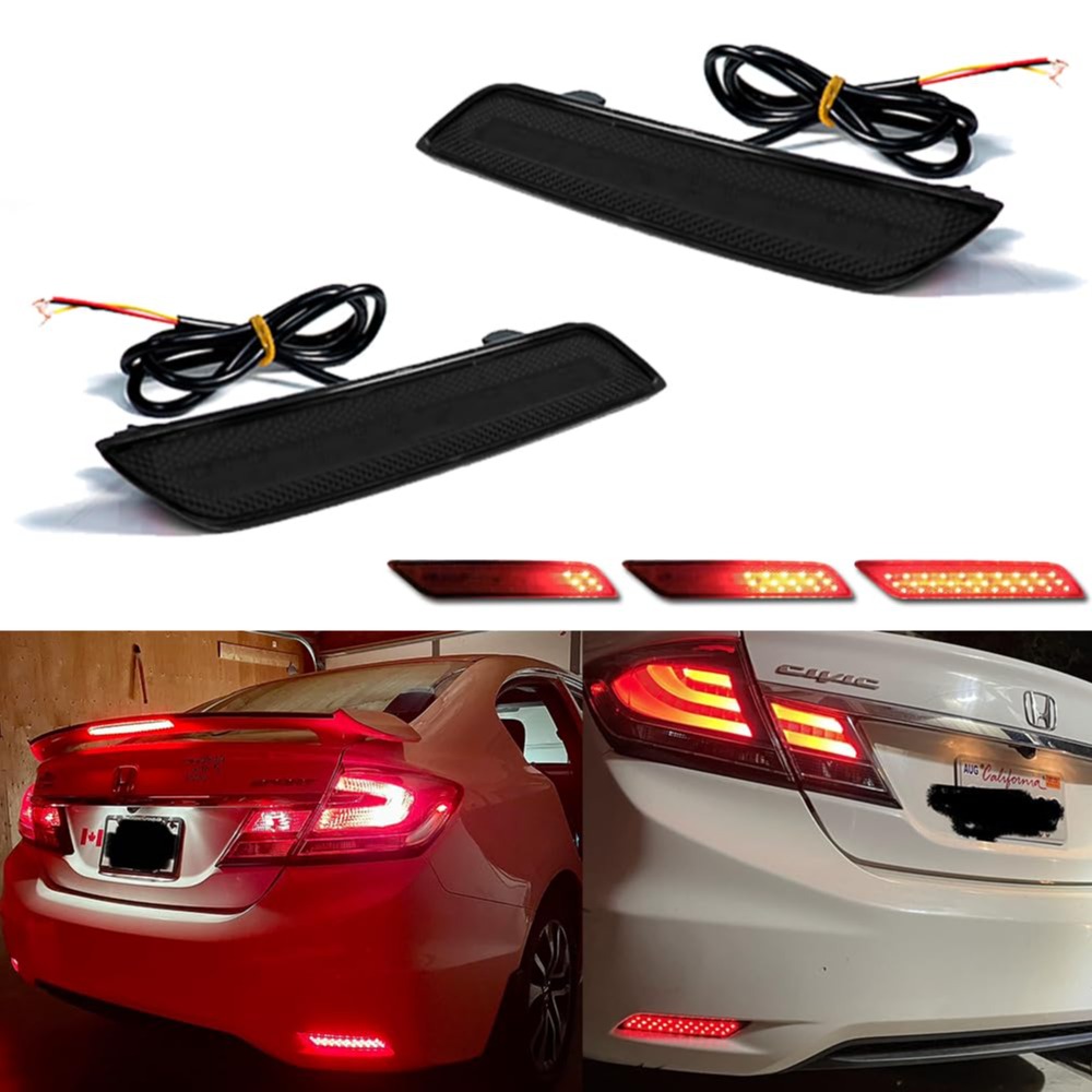 Honda Civic Bumper Reflector 2022-2023