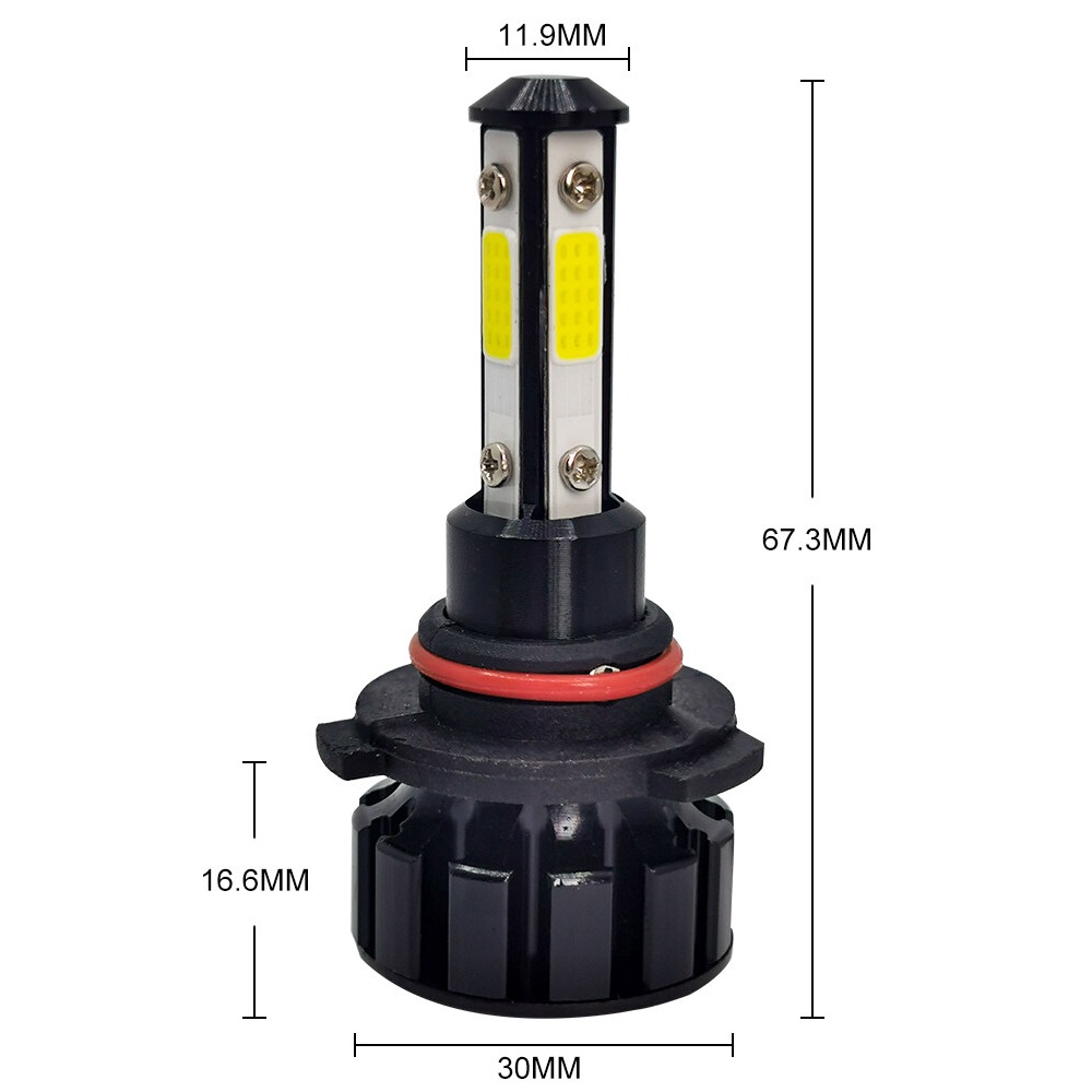 Black LED Bulb for Fog lamps H4
