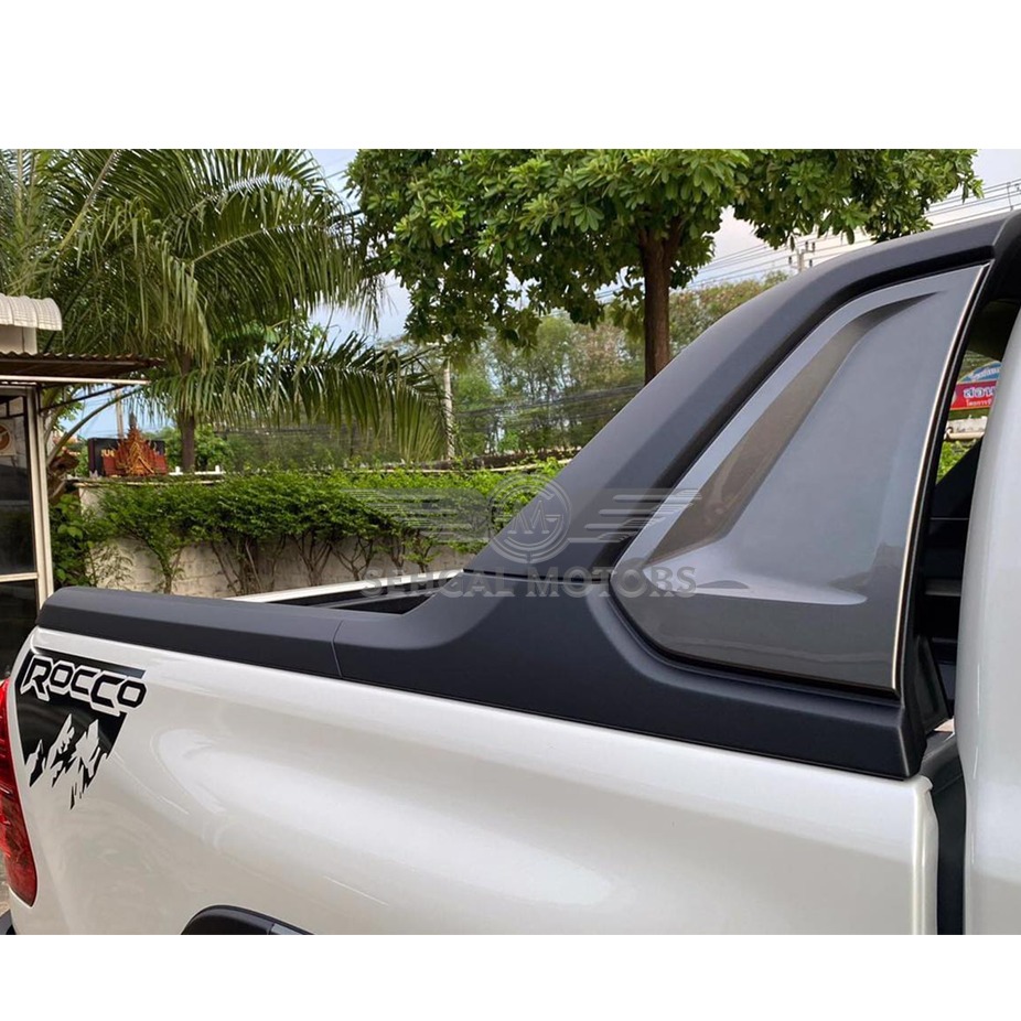 Toyota Hilux Revo Roll Bar Fiber Rocco Style Gray & Black Model 2017-2021