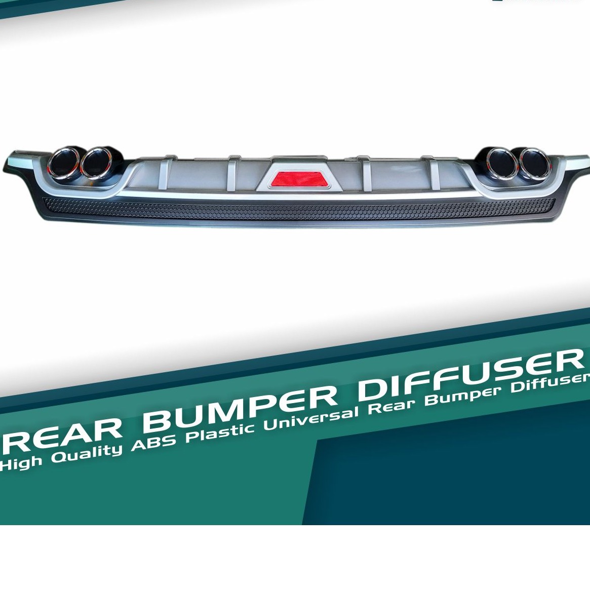 Universal Bumper Diffuser Modellista Style