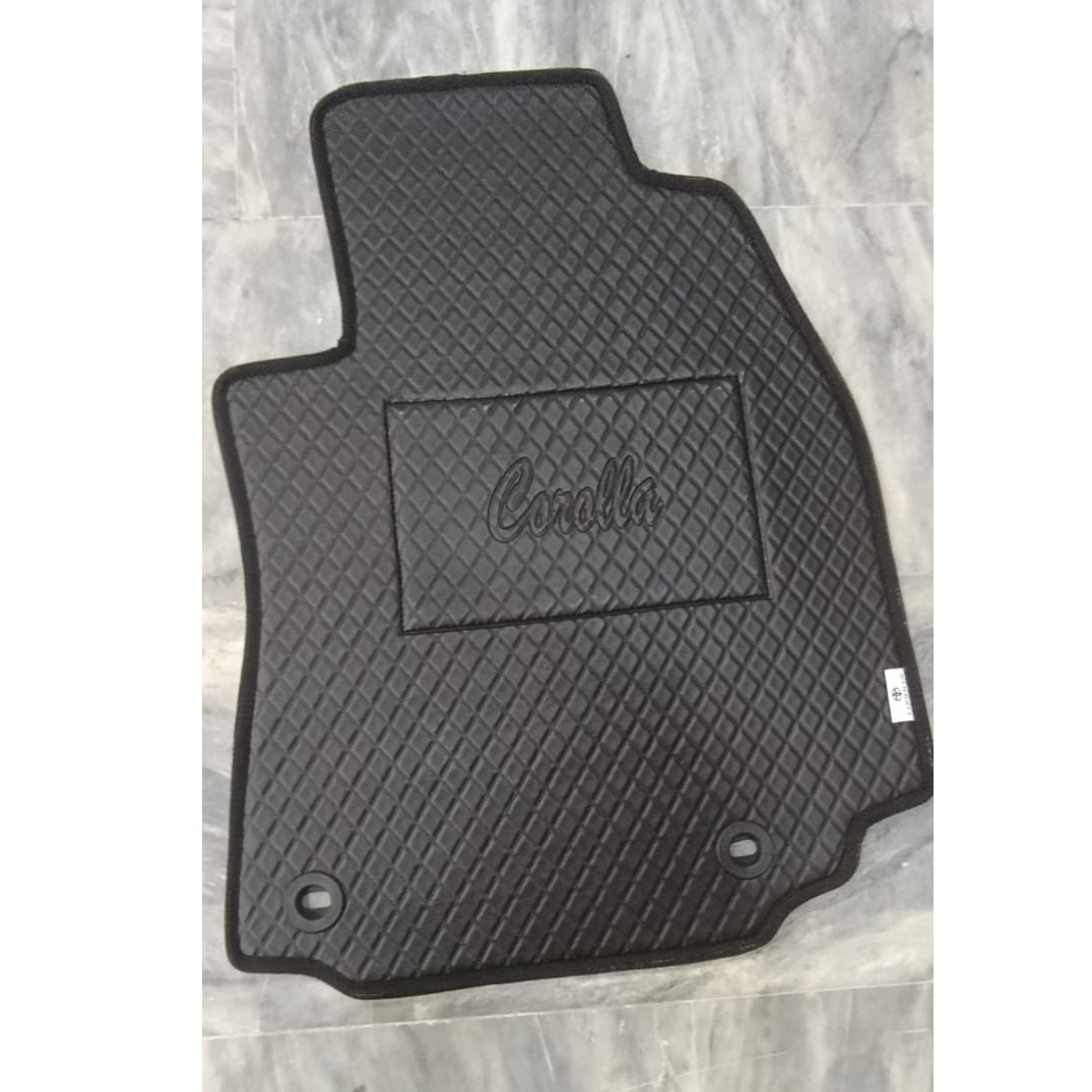 Suzuki Wagon R Floor Mats Dyed Pressed Design Black Model 2022