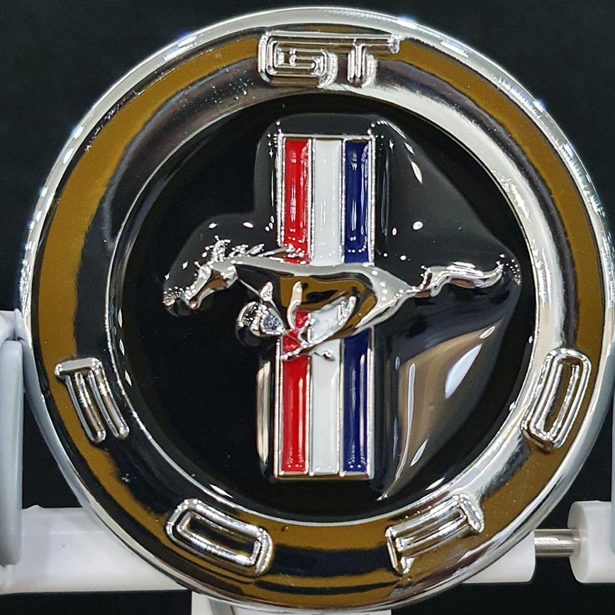 Mustang Monogram Chrome Emblem | Logo