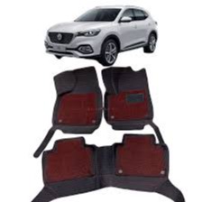 MG HS 10D Floor Mats Brown With Brown Grass 3 Pcs - Model 2020-2021