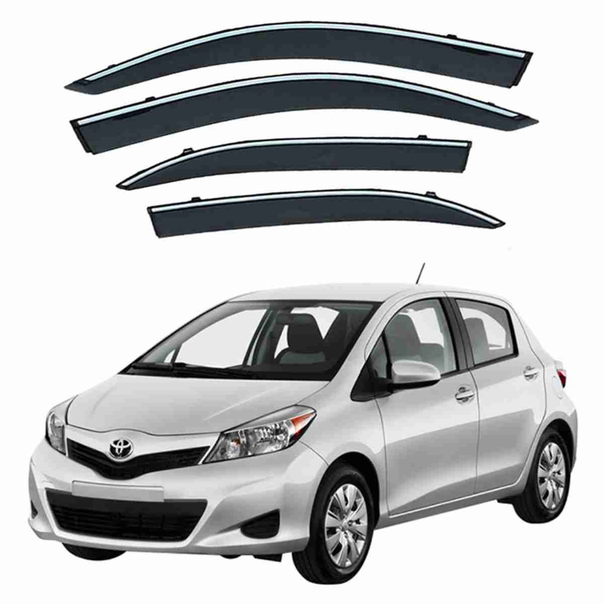 Toyota Vitz Air Press/ Sunvisor TXR With Chrome Model 2004-2012