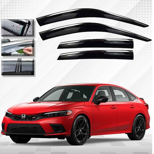 Honda Civic Air press/ Sunvisor TXR With Chrome Model 2022-2023