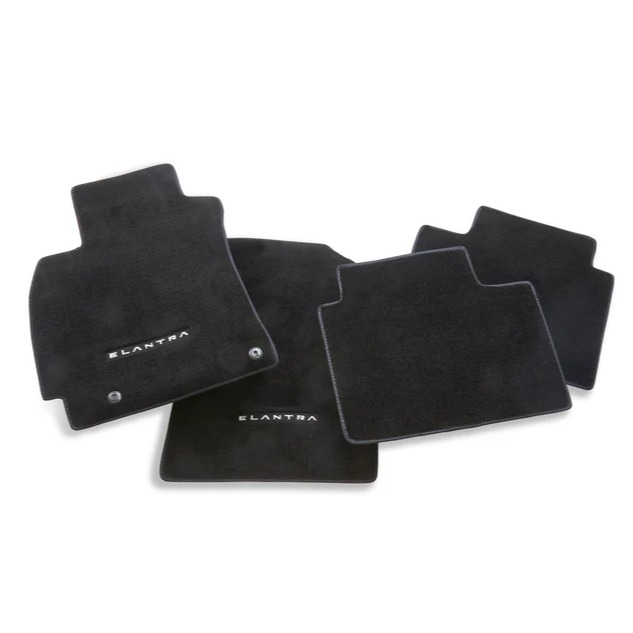 Hyundai Elantra Carpet Floor Mat Twistfiber Black Model 2021