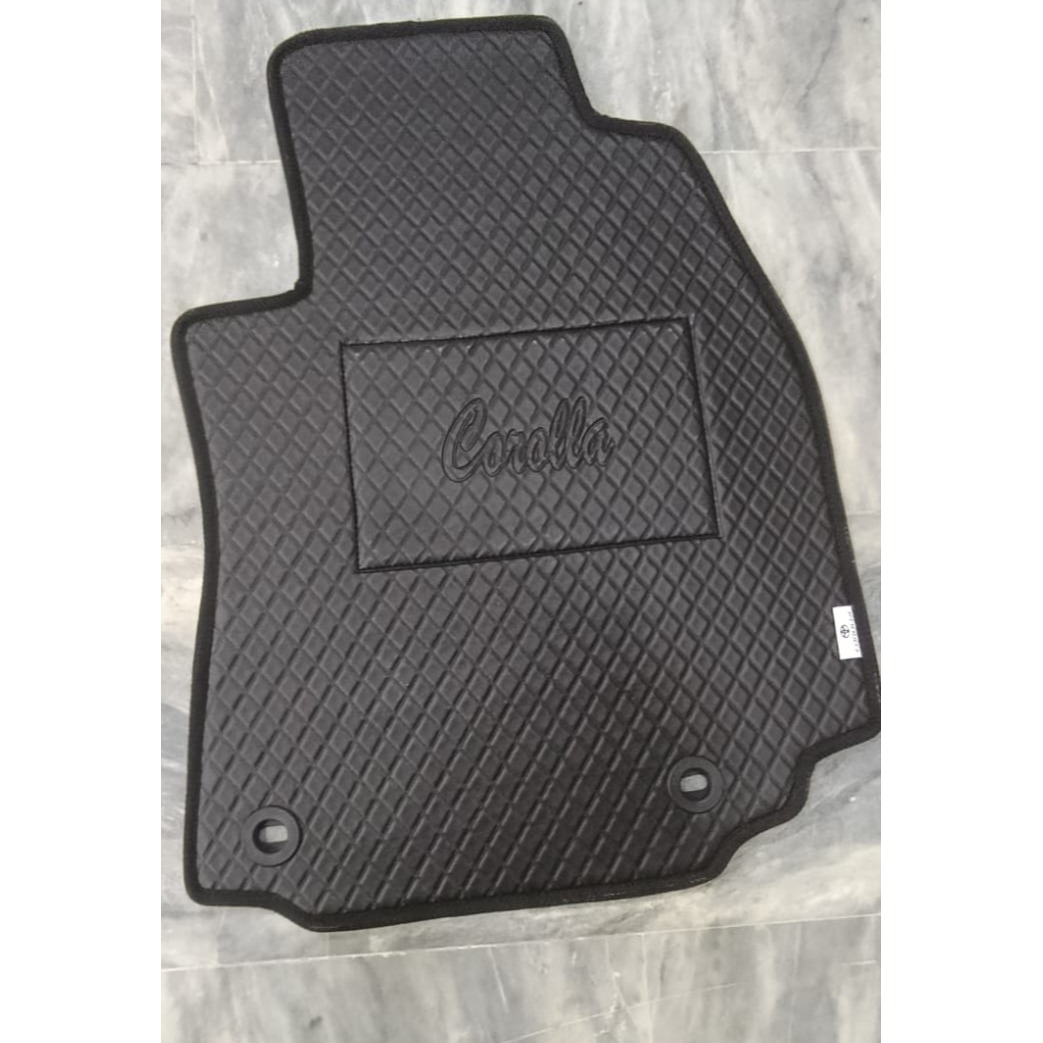 Suzuki Alto Floor Mats Dyed Pressed Design Black Model 2019