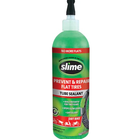 Slime Tube Sealant ( Prevent & Repair Flat Tyres ) - Dirt Bike 437ml