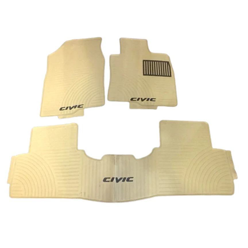 Honda Civic Rubber Mat Beige Local