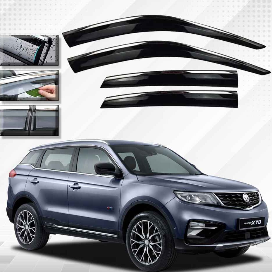 Proton X70 - Air Press With Chrome Model 2020-2021 (4pcs)