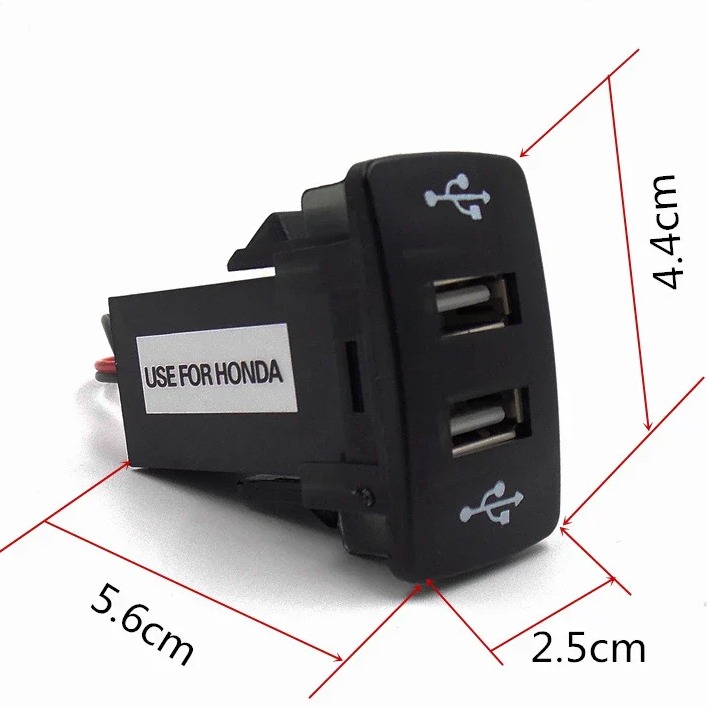 dual USB Socket OEM Car Dashboard